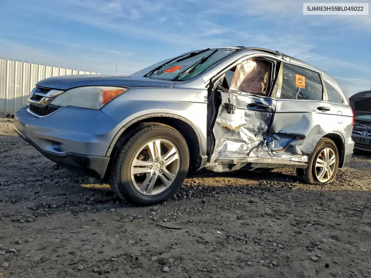5J6RE3H55BL045022 2011 Honda Cr-V Ex