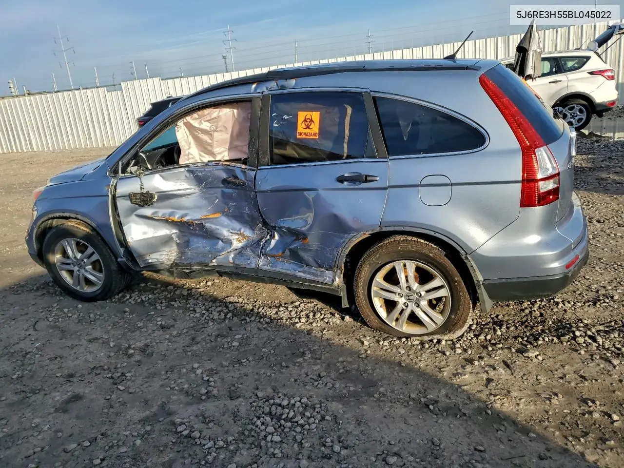 5J6RE3H55BL045022 2011 Honda Cr-V Ex