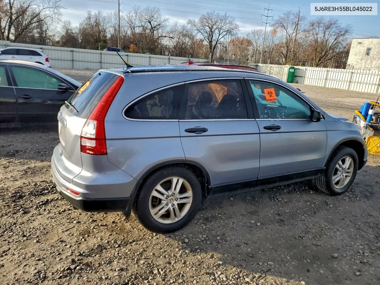 5J6RE3H55BL045022 2011 Honda Cr-V Ex