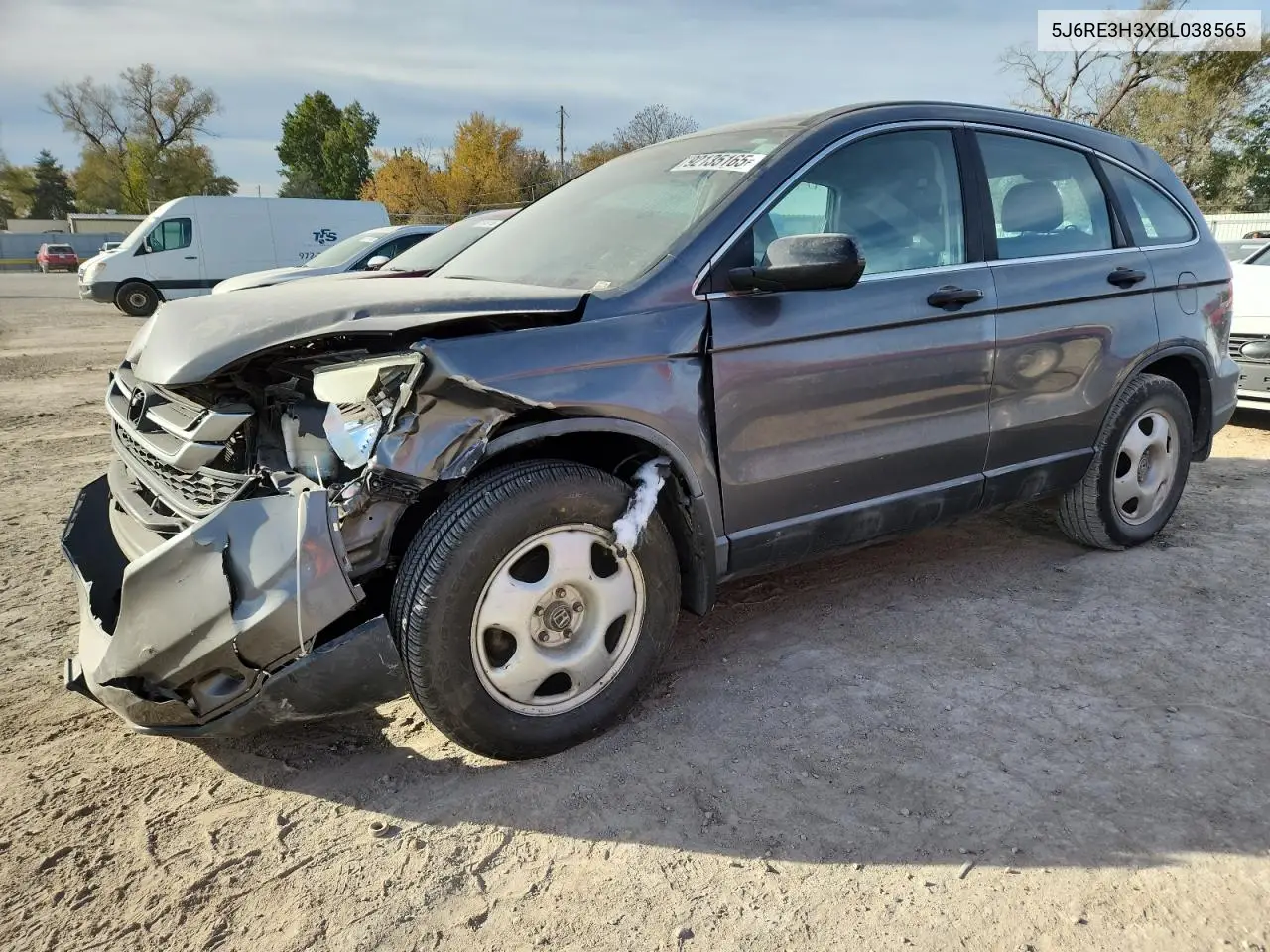 5J6RE3H3XBL038565 2011 Honda Cr-V Lx