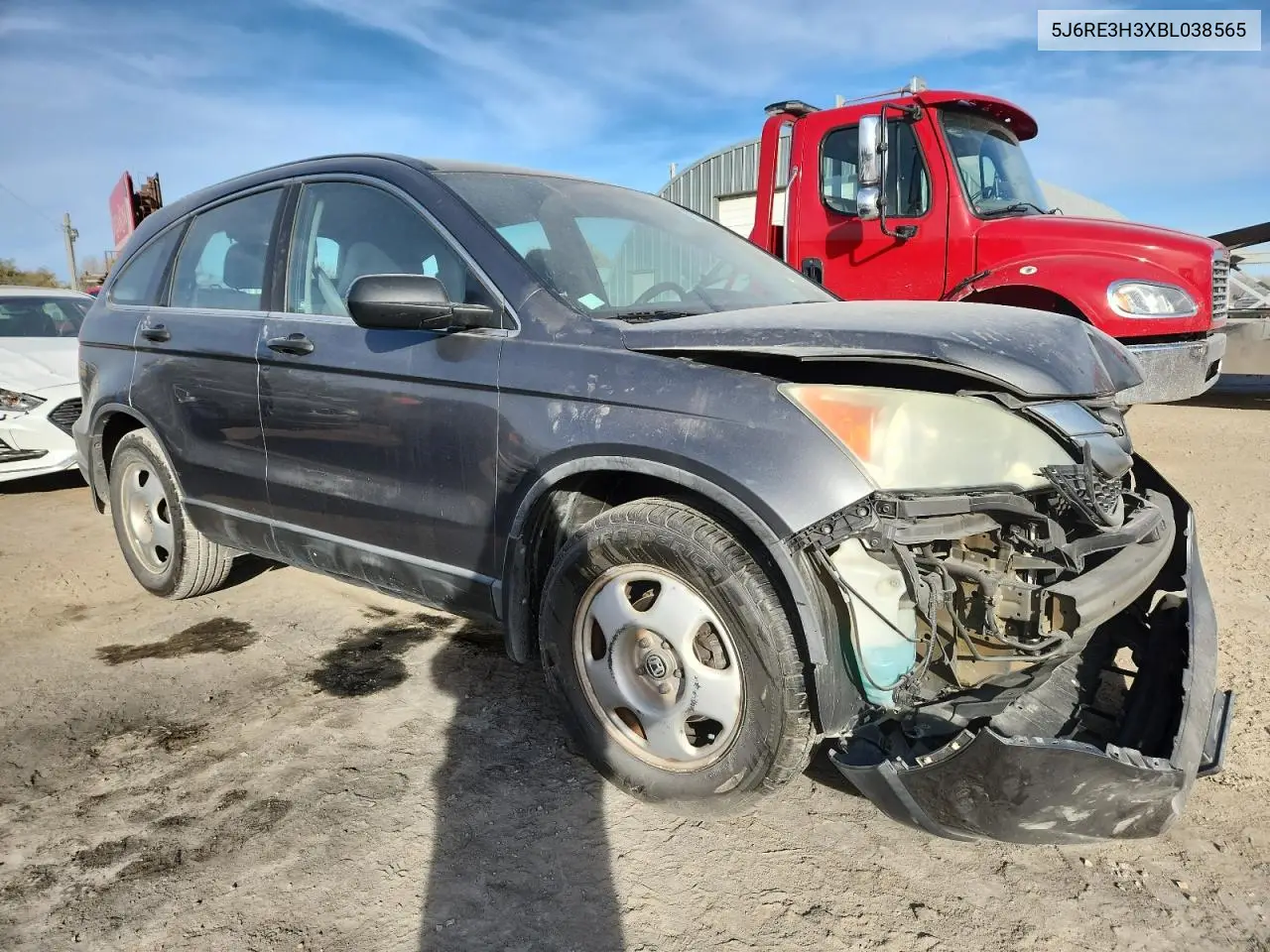 5J6RE3H3XBL038565 2011 Honda Cr-V Lx