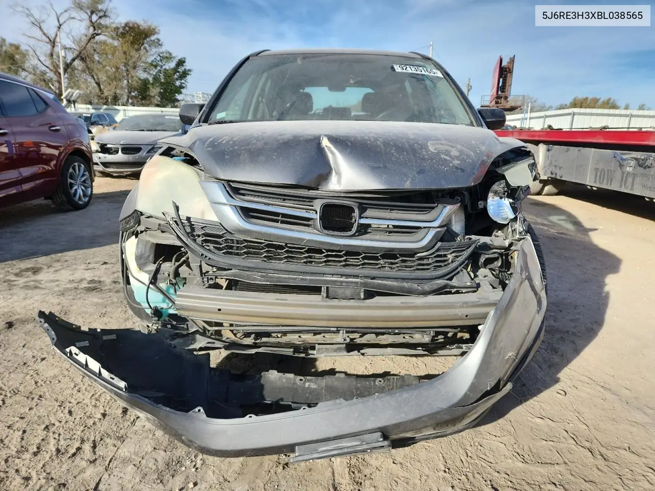 5J6RE3H3XBL038565 2011 Honda Cr-V Lx
