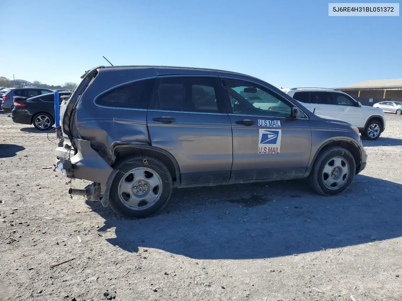 5J6RE4H31BL051372 2011 Honda Cr-V Lx