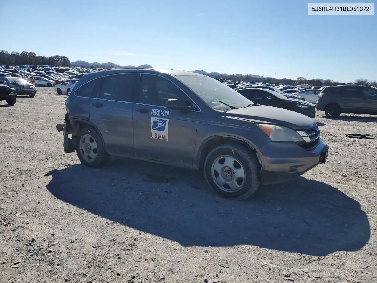 5J6RE4H31BL051372 2011 Honda Cr-V Lx