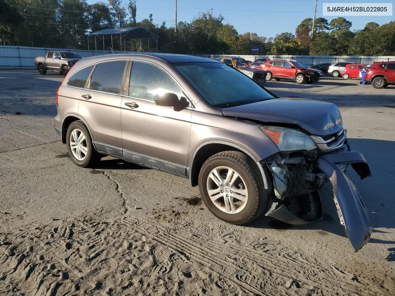 5J6RE4H52BL022805 2011 Honda Cr-V Ex