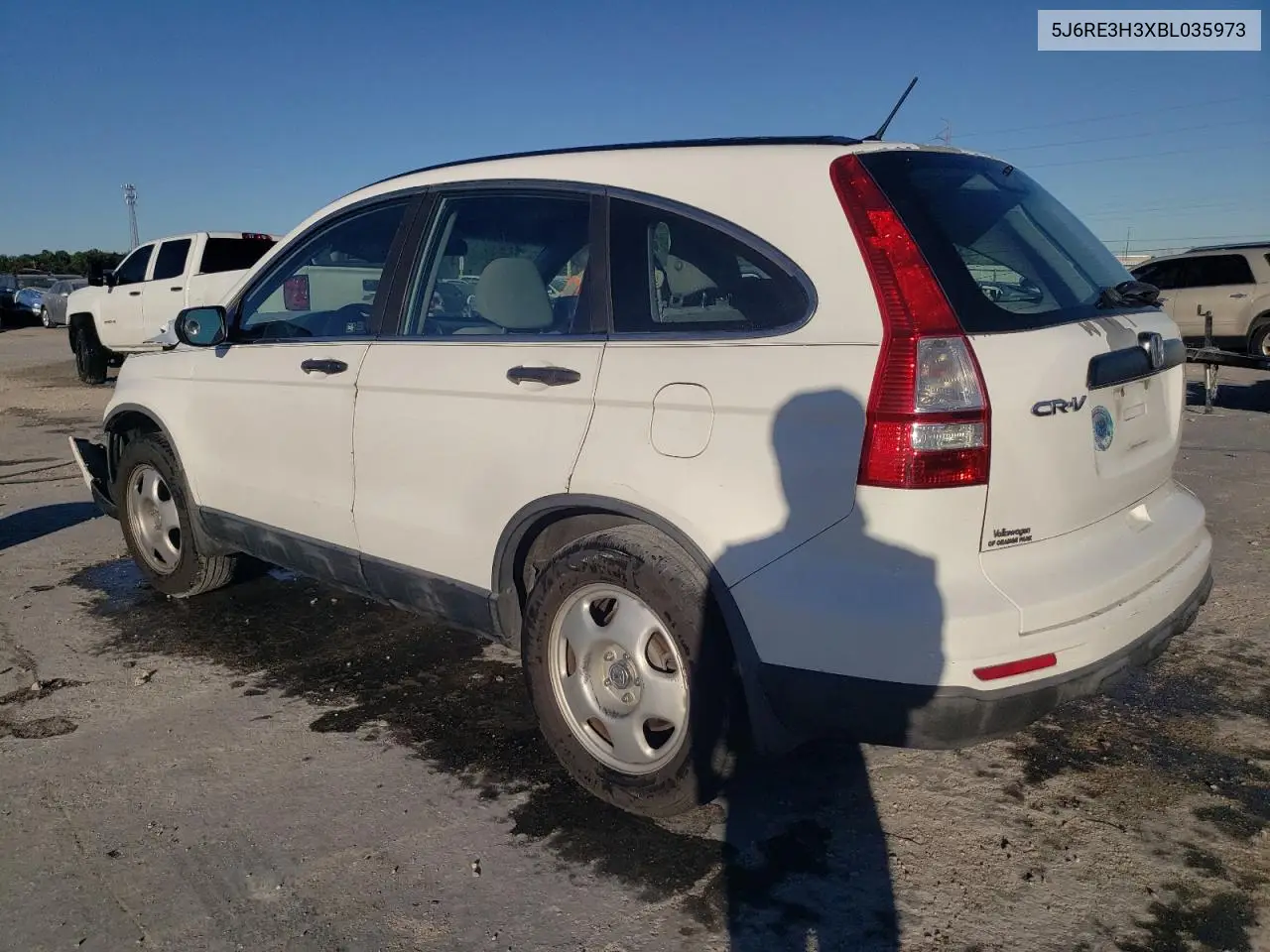 5J6RE3H3XBL035973 2011 Honda Cr-V Lx