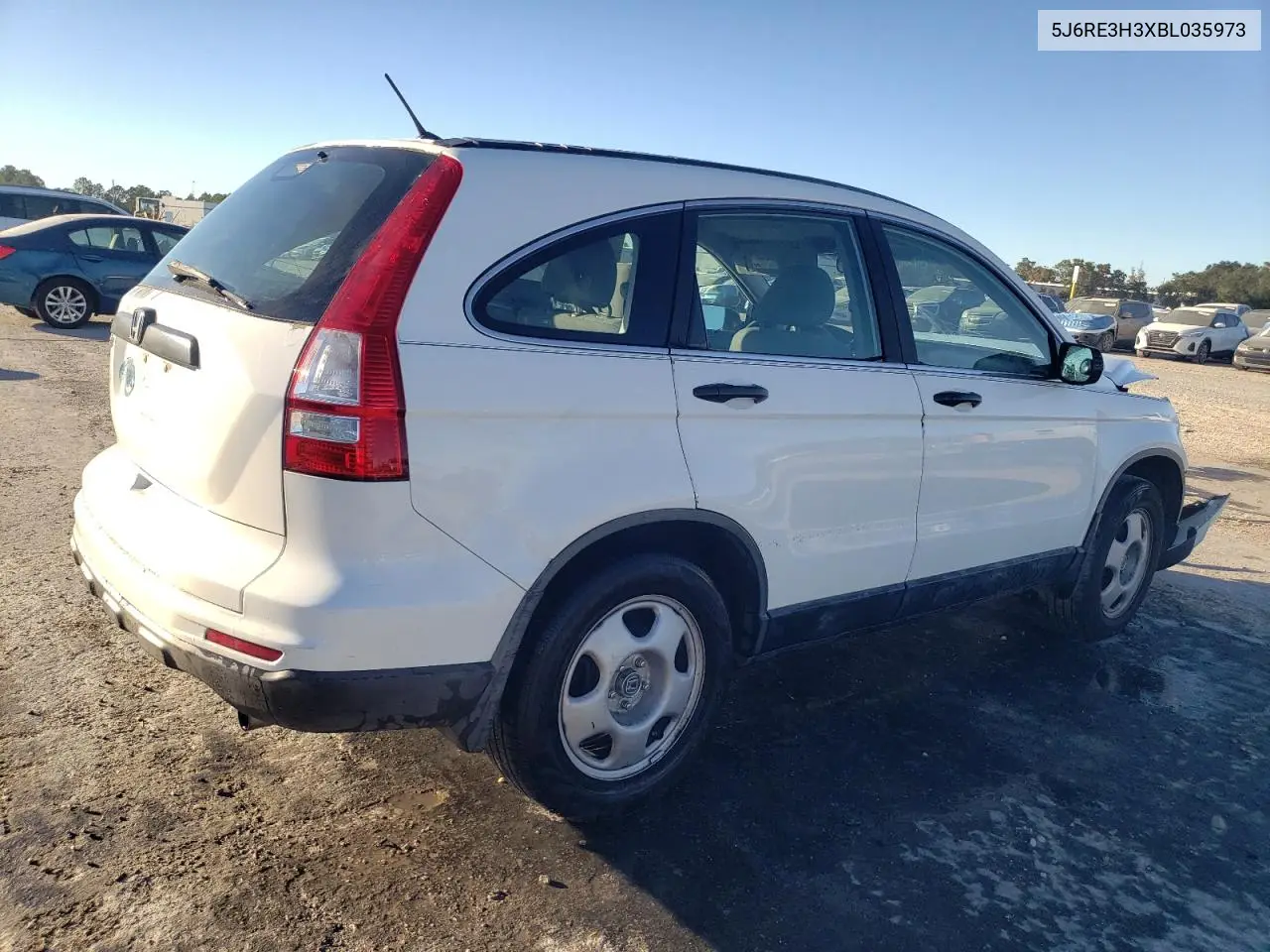 5J6RE3H3XBL035973 2011 Honda Cr-V Lx