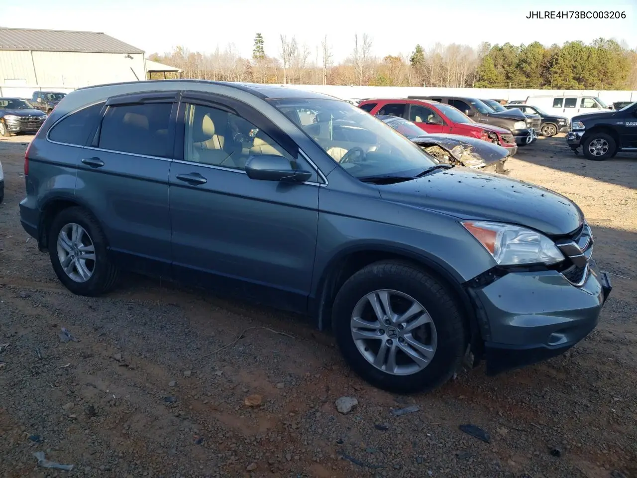 JHLRE4H73BC003206 2011 Honda Cr-V Exl