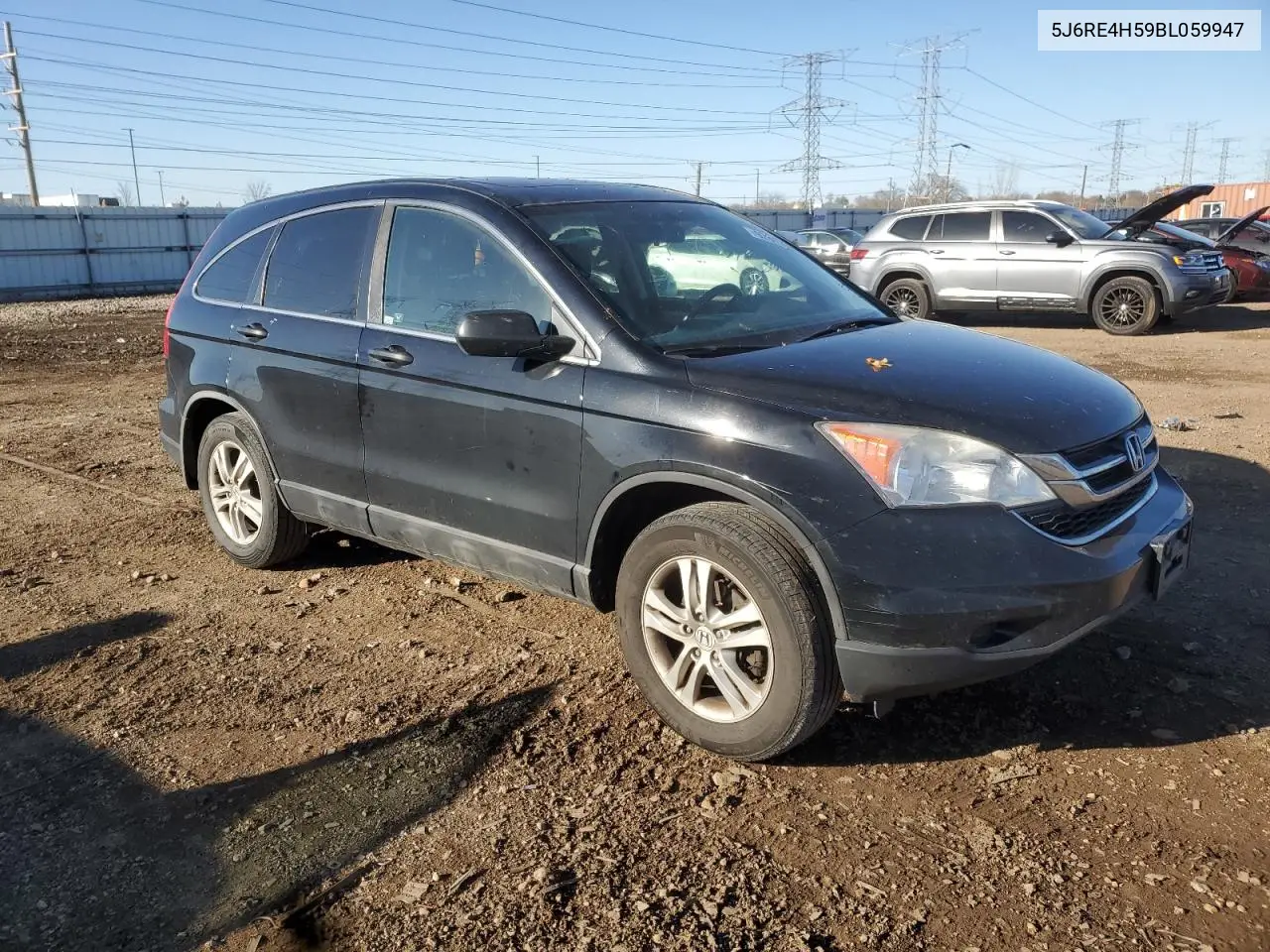 5J6RE4H59BL059947 2011 Honda Cr-V Ex