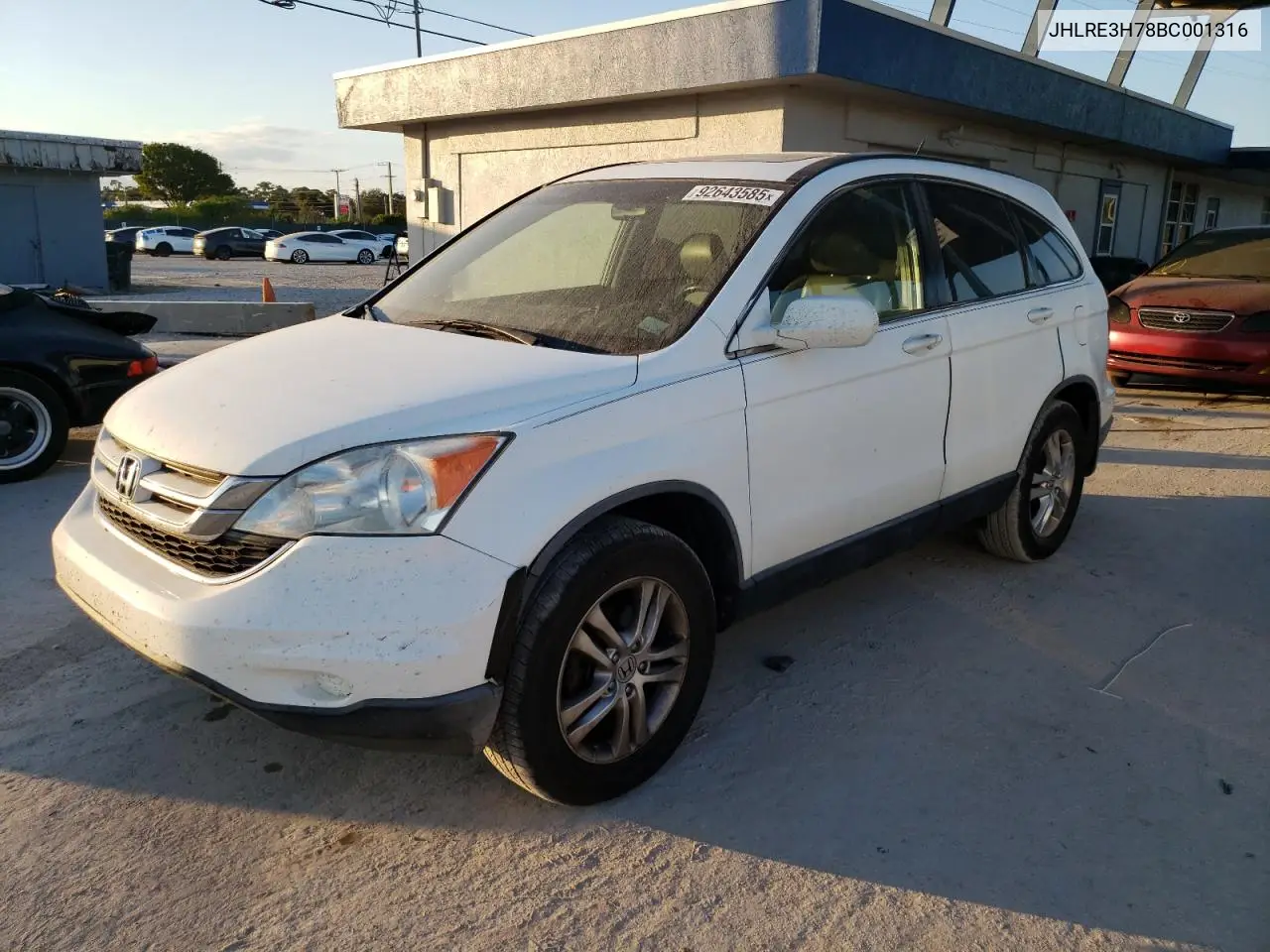 JHLRE3H78BC001316 2011 Honda Cr-V Exl