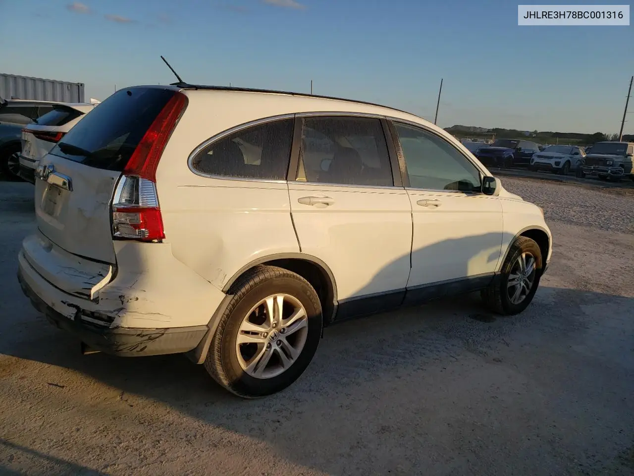 JHLRE3H78BC001316 2011 Honda Cr-V Exl