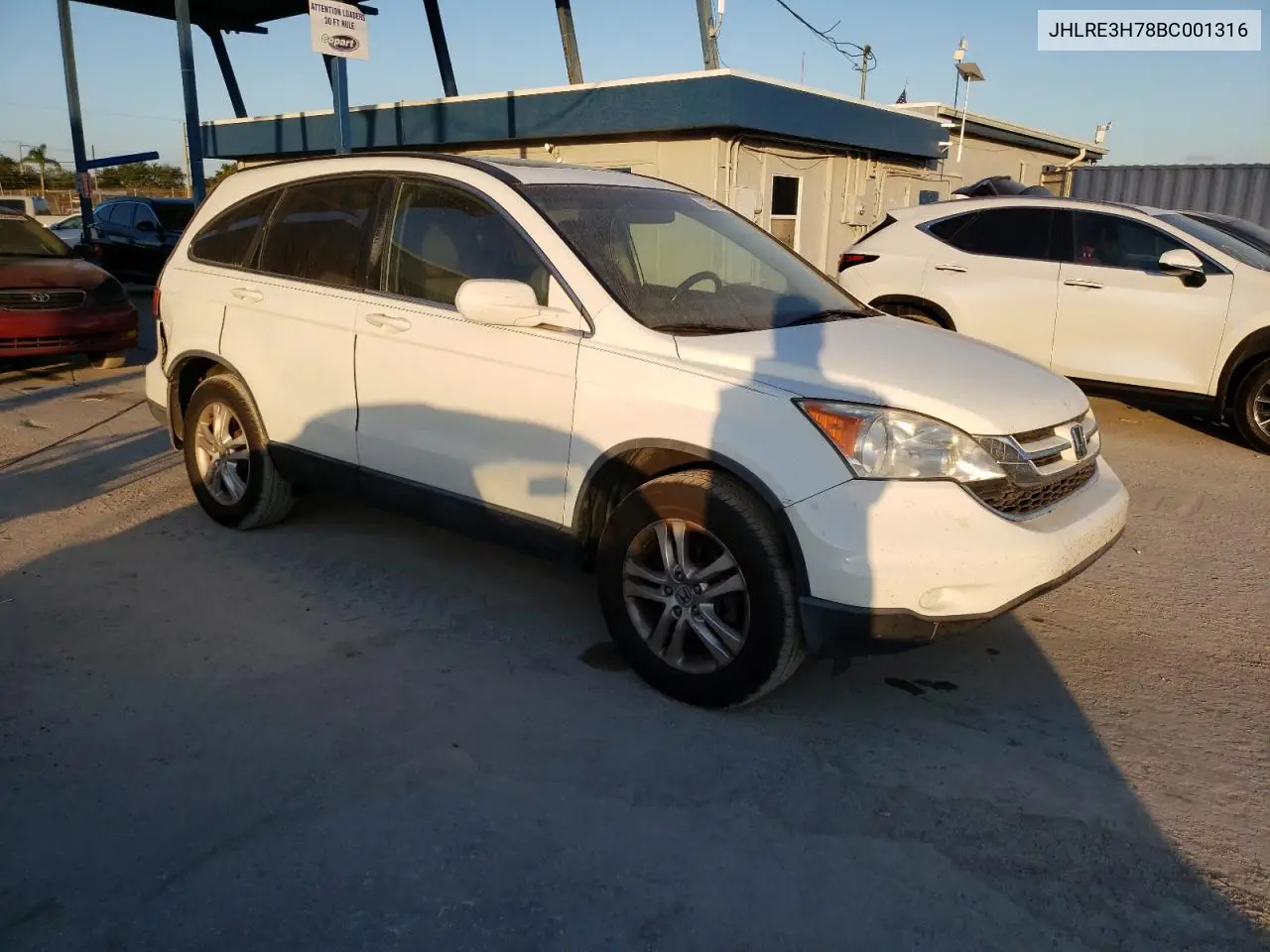 JHLRE3H78BC001316 2011 Honda Cr-V Exl