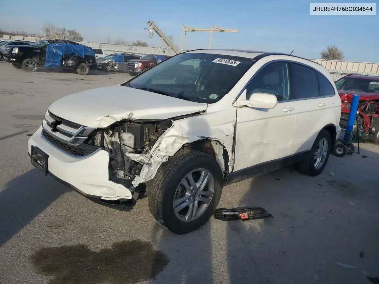 JHLRE4H76BC034644 2011 Honda Cr-V Exl