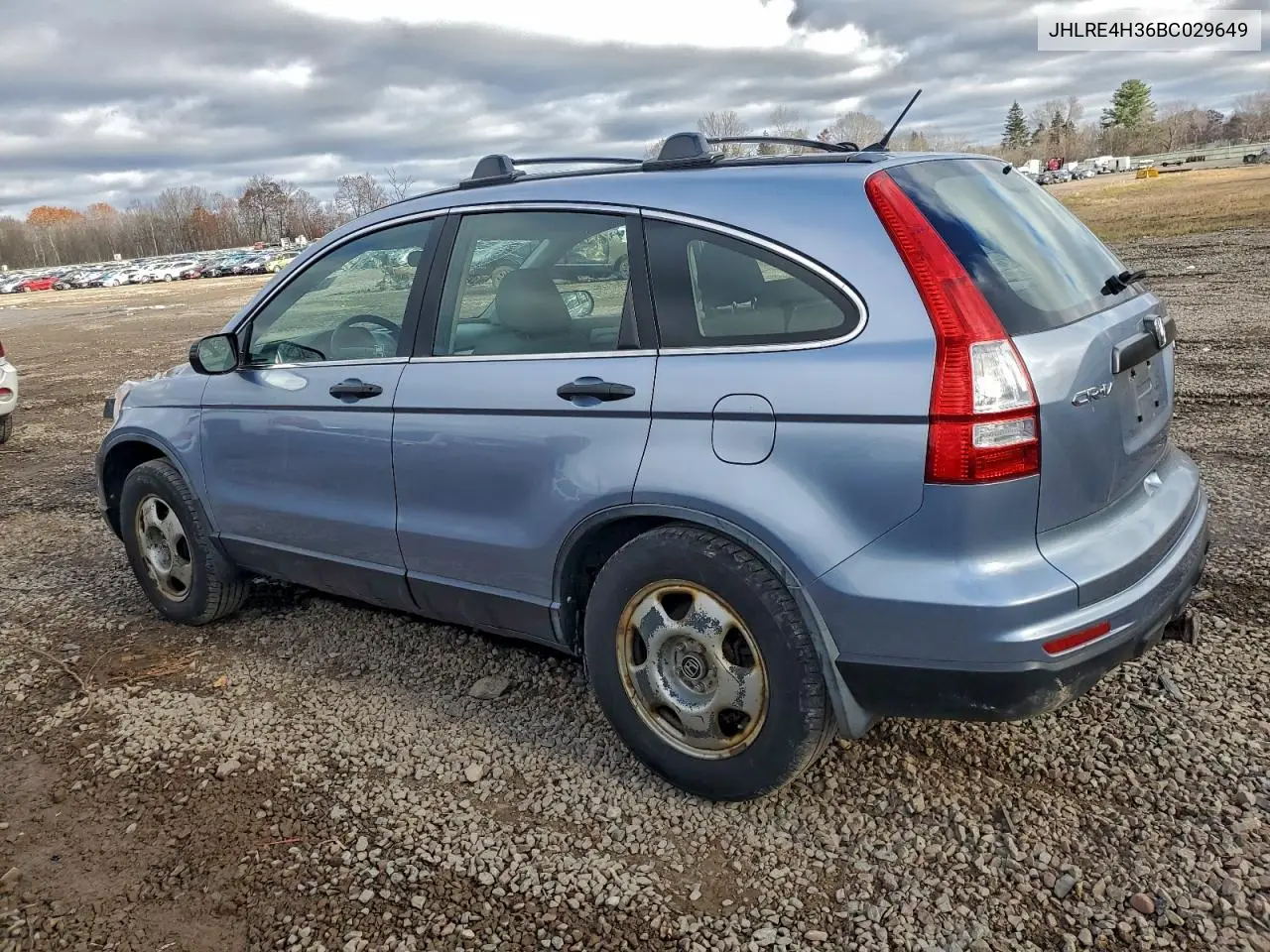 JHLRE4H36BC029649 2011 Honda Cr-V Lx