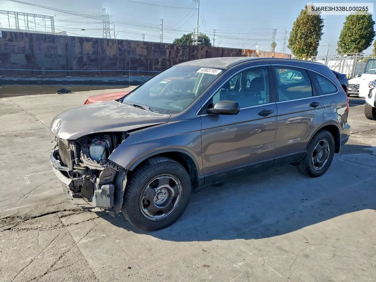 5J6RE3H33BL000255 2011 Honda Cr-V Lx