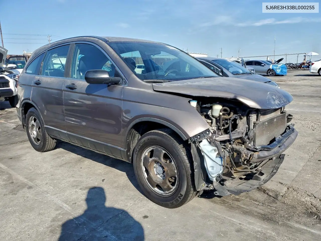 5J6RE3H33BL000255 2011 Honda Cr-V Lx