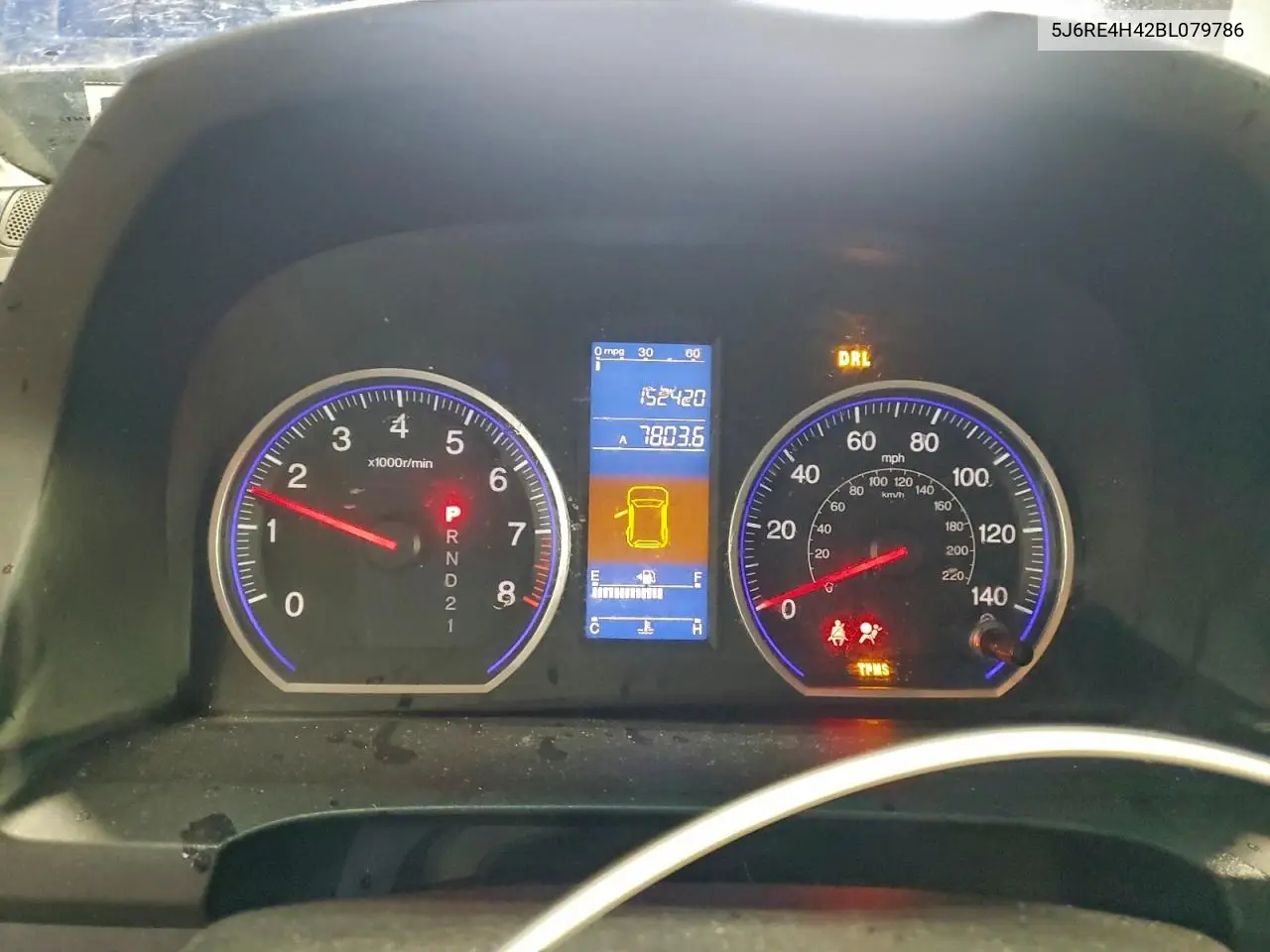 5J6RE4H42BL079786 2011 Honda Cr-V Se