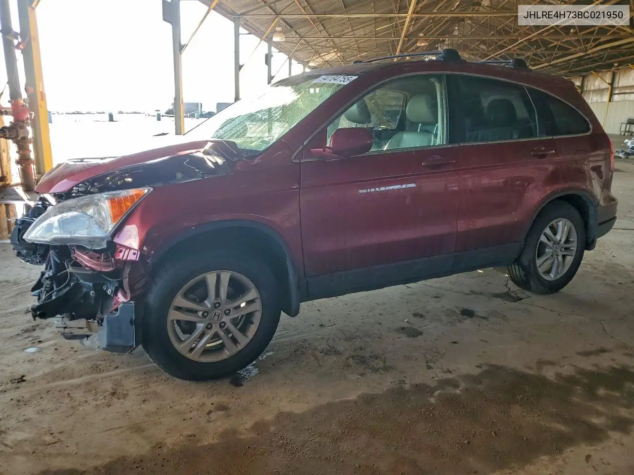 JHLRE4H73BC021950 2011 Honda Cr-V Exl