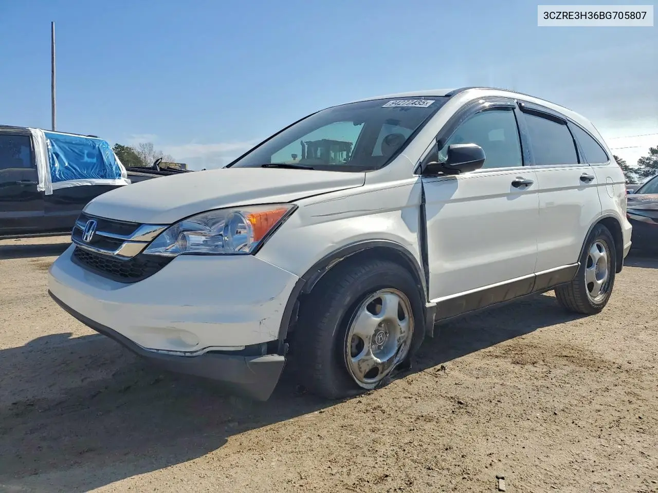 3CZRE3H36BG705807 2011 Honda Cr-V Lx