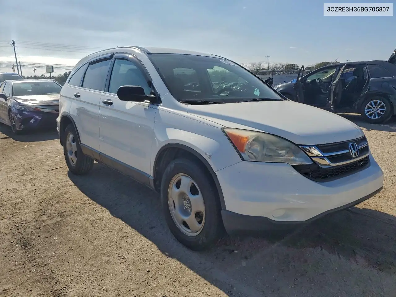 3CZRE3H36BG705807 2011 Honda Cr-V Lx