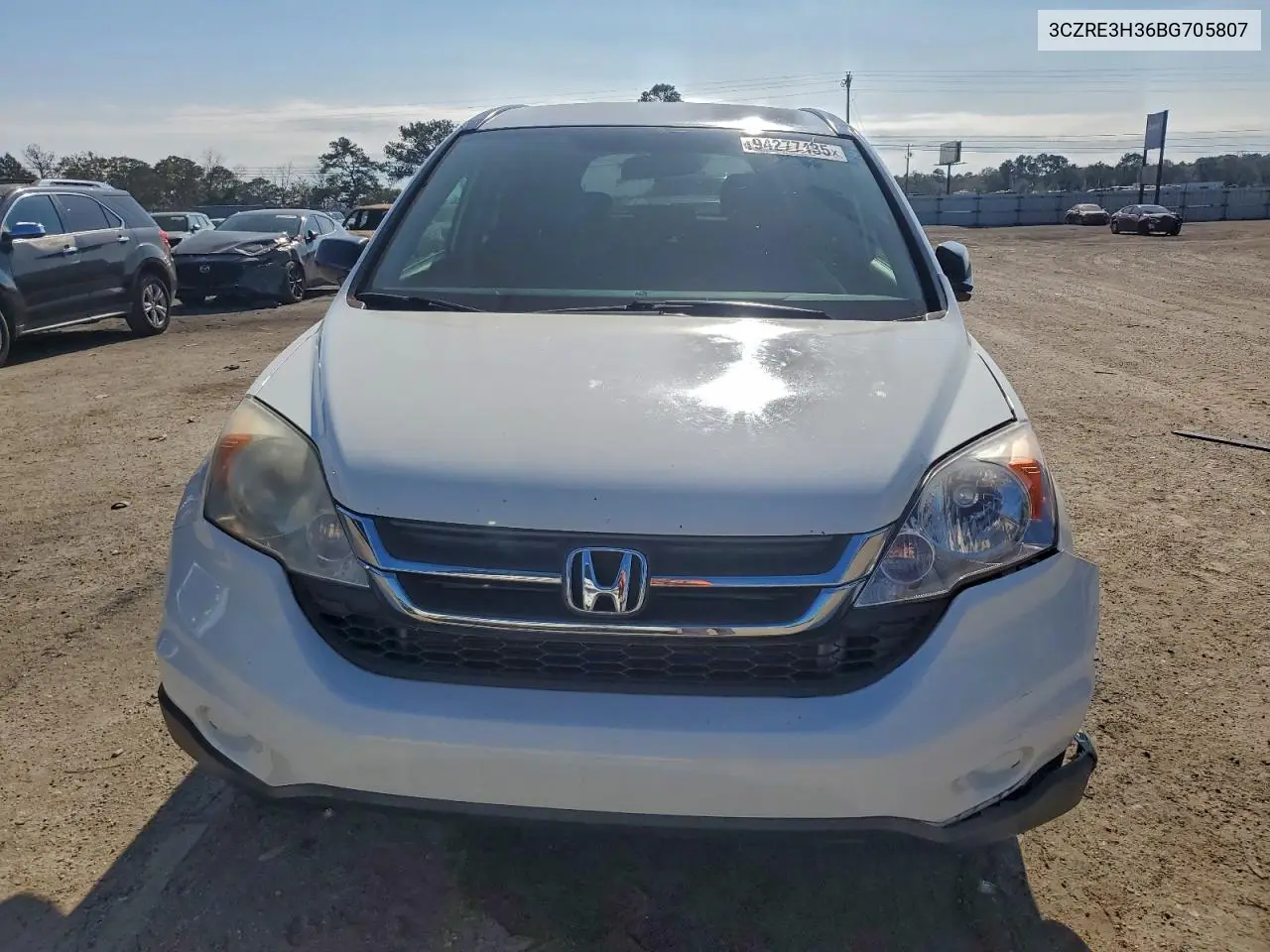 3CZRE3H36BG705807 2011 Honda Cr-V Lx