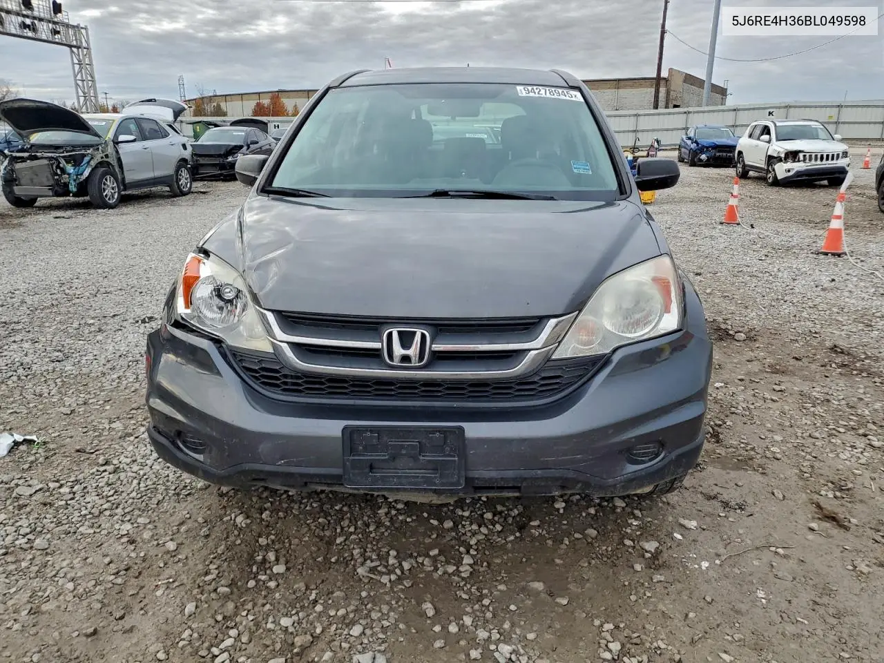 5J6RE4H36BL049598 2011 Honda Cr-V Lx