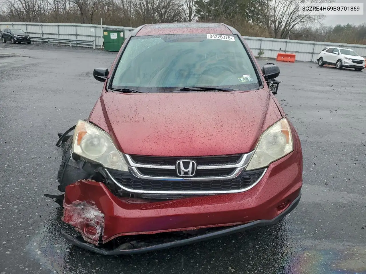 3CZRE4H59BG701869 2011 Honda Cr-V Ex