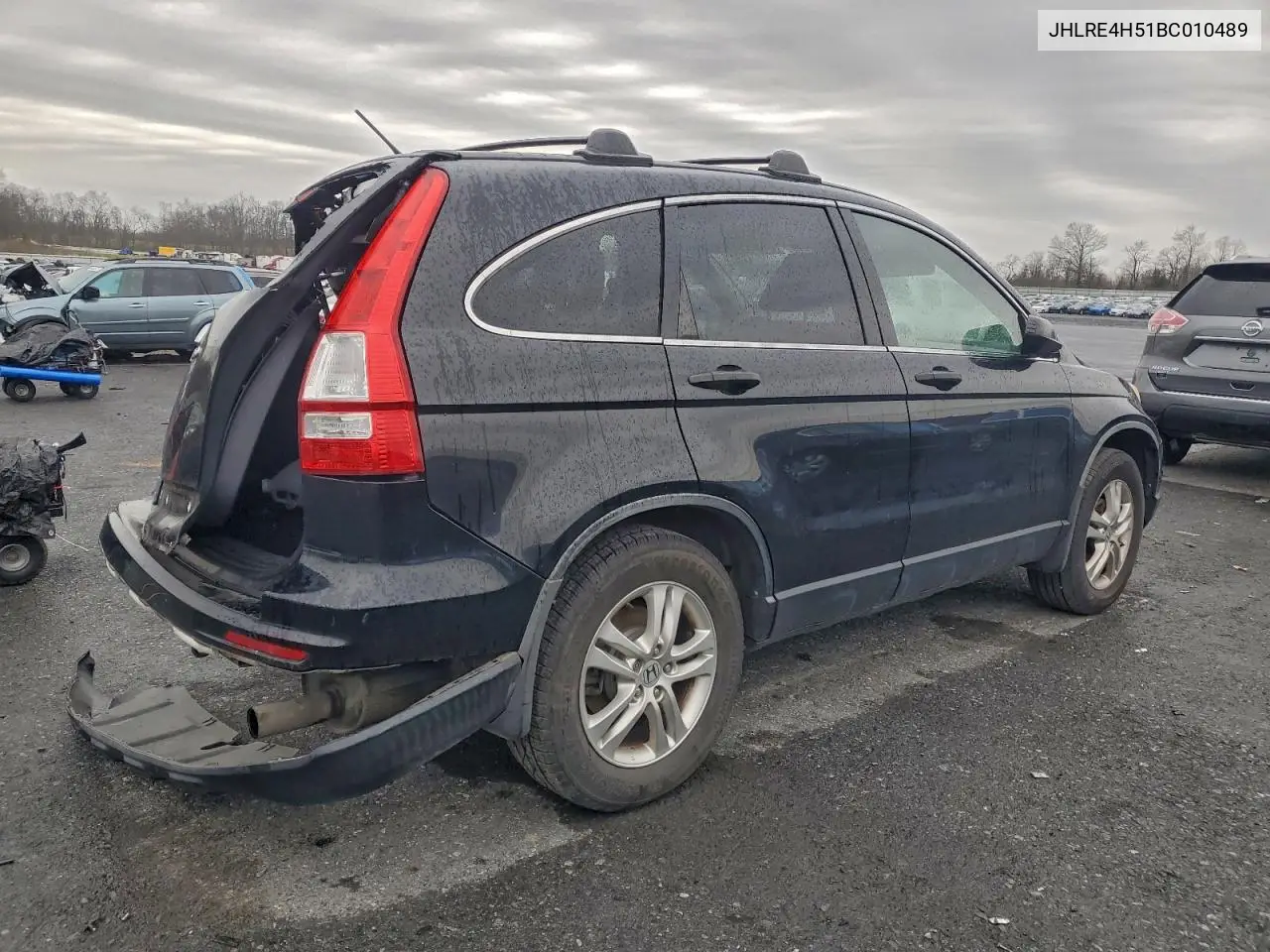 JHLRE4H51BC010489 2011 Honda Cr-V Ex