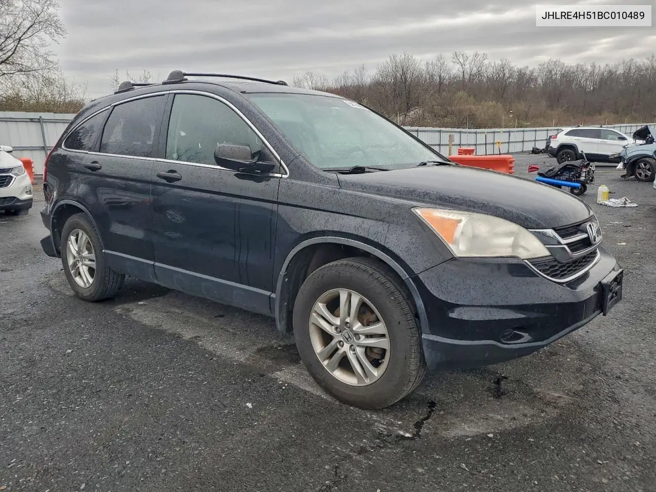 JHLRE4H51BC010489 2011 Honda Cr-V Ex