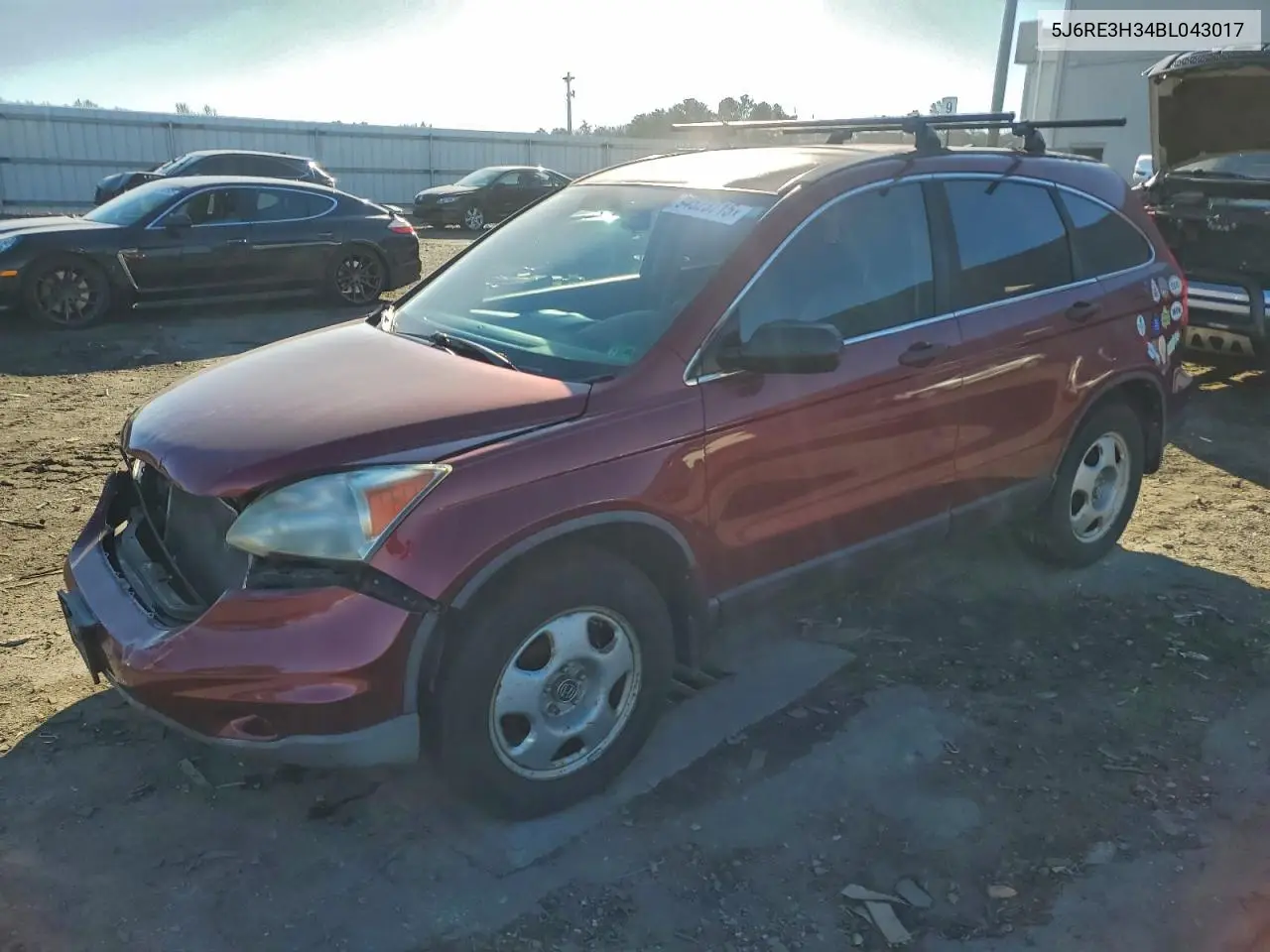 5J6RE3H34BL043017 2011 Honda Cr-V Lx