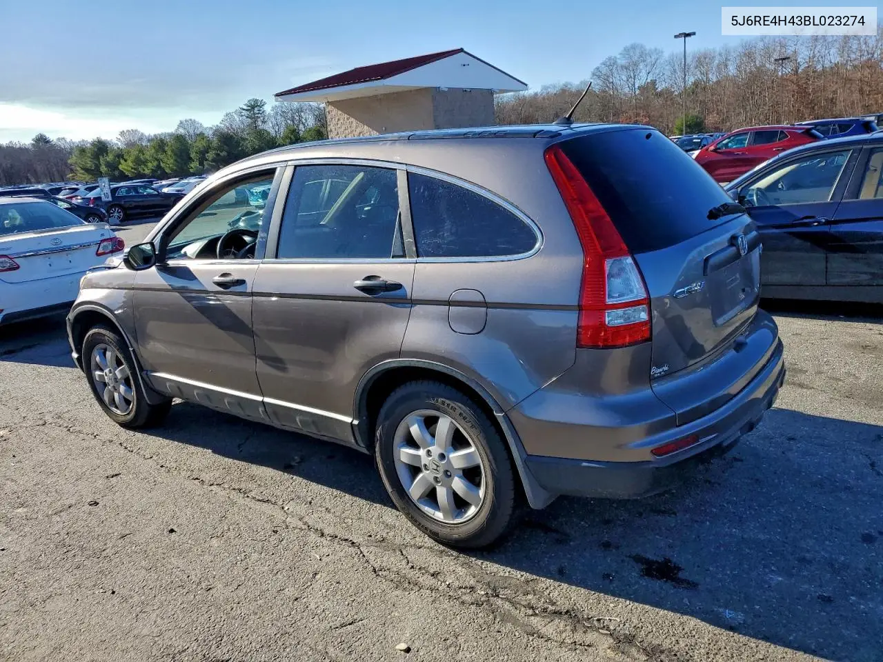 5J6RE4H43BL023274 2011 Honda Cr-V Se