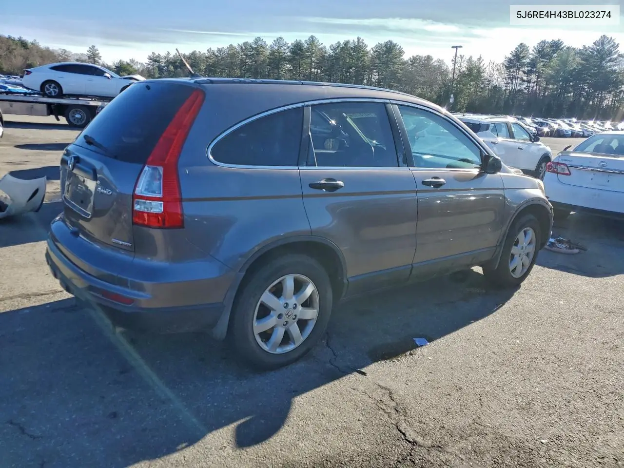 5J6RE4H43BL023274 2011 Honda Cr-V Se