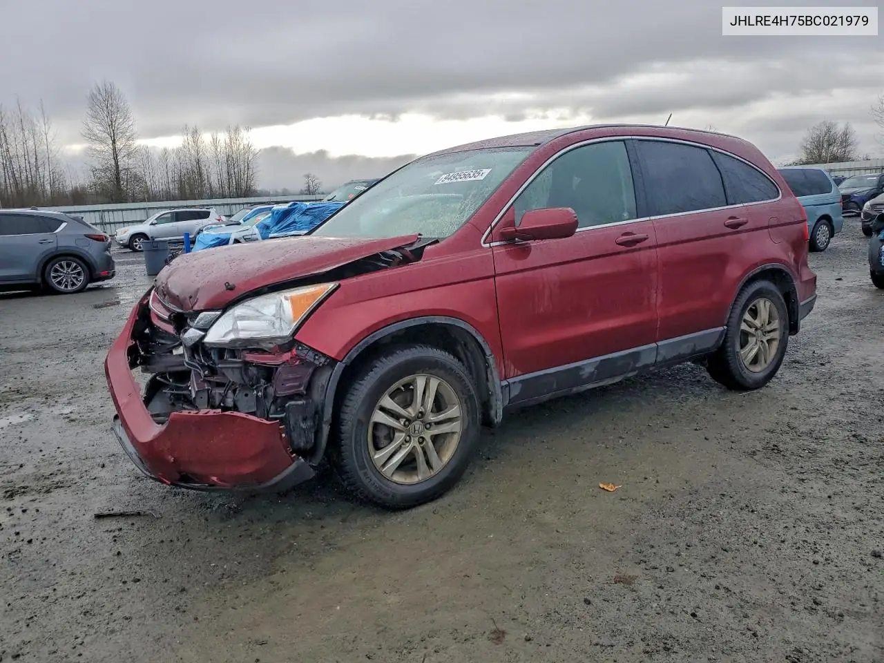 JHLRE4H75BC021979 2011 Honda Cr-V Exl