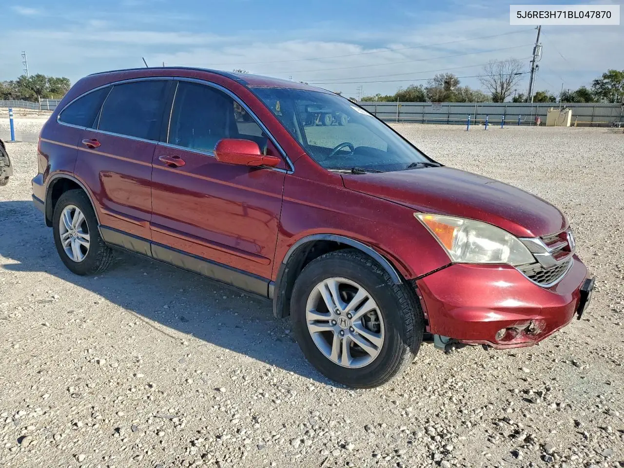 5J6RE3H71BL047870 2011 Honda Cr-V Exl