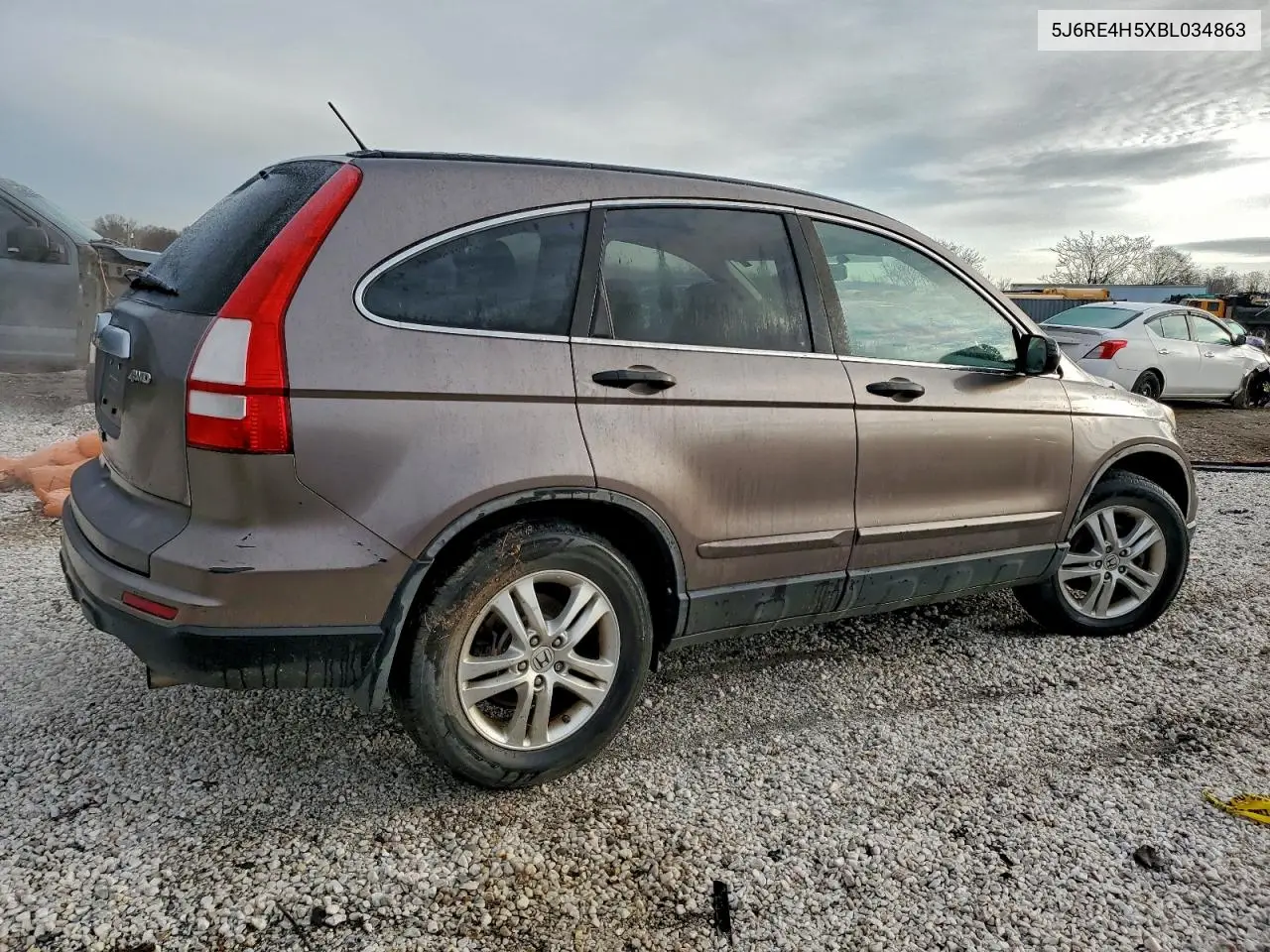 5J6RE4H5XBL034863 2011 Honda Cr-V Ex