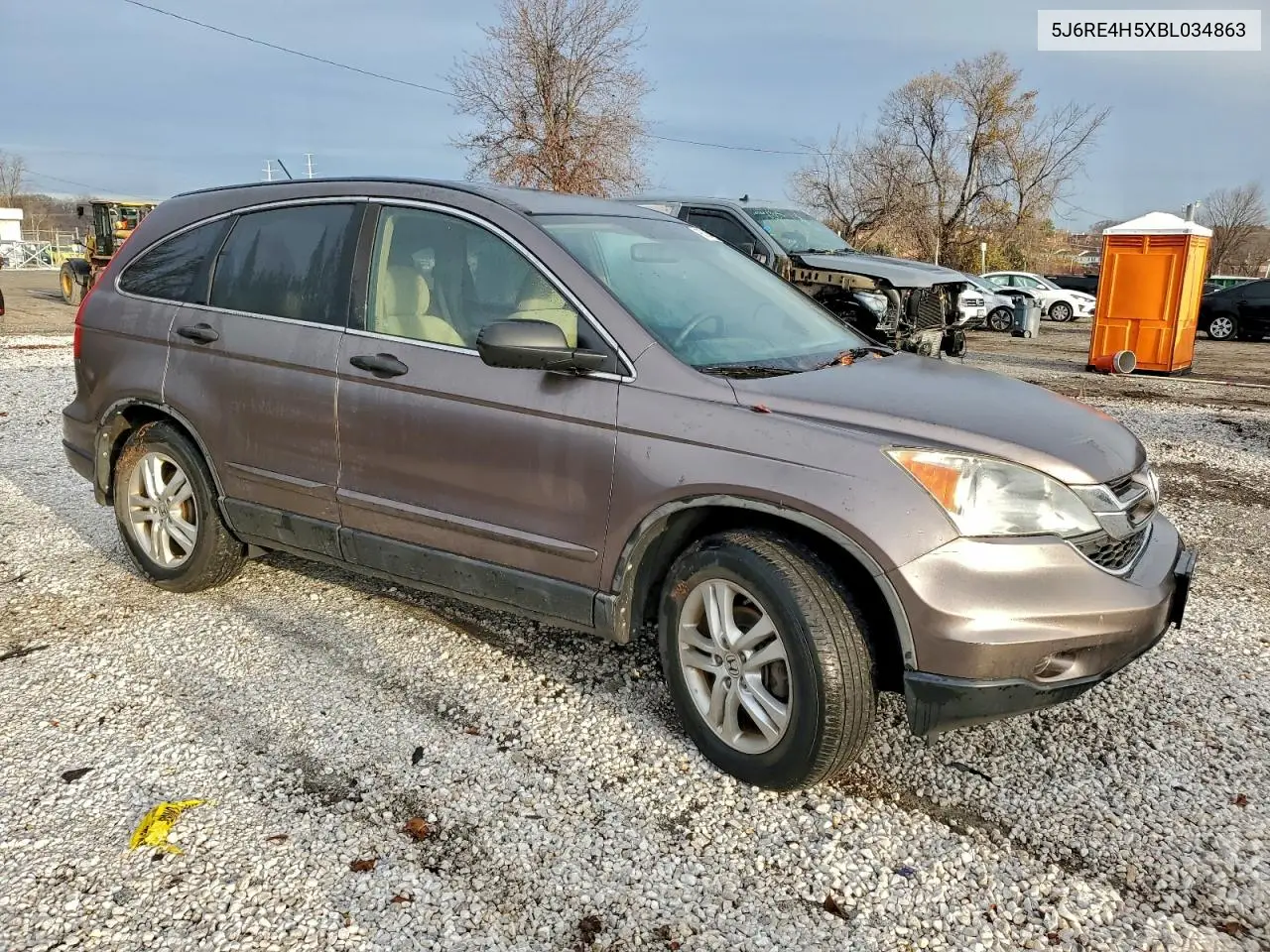 5J6RE4H5XBL034863 2011 Honda Cr-V Ex