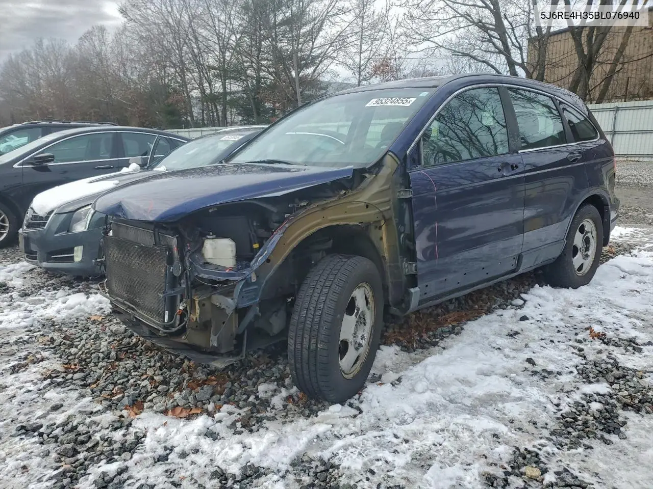 5J6RE4H35BL076940 2011 Honda Cr-V Lx