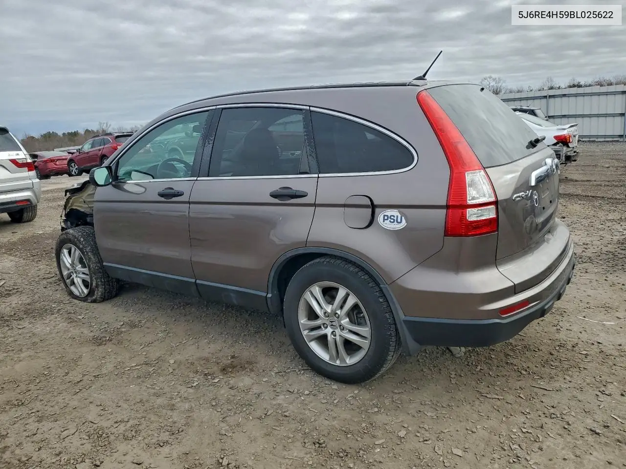 5J6RE4H59BL025622 2011 Honda Cr-V Ex