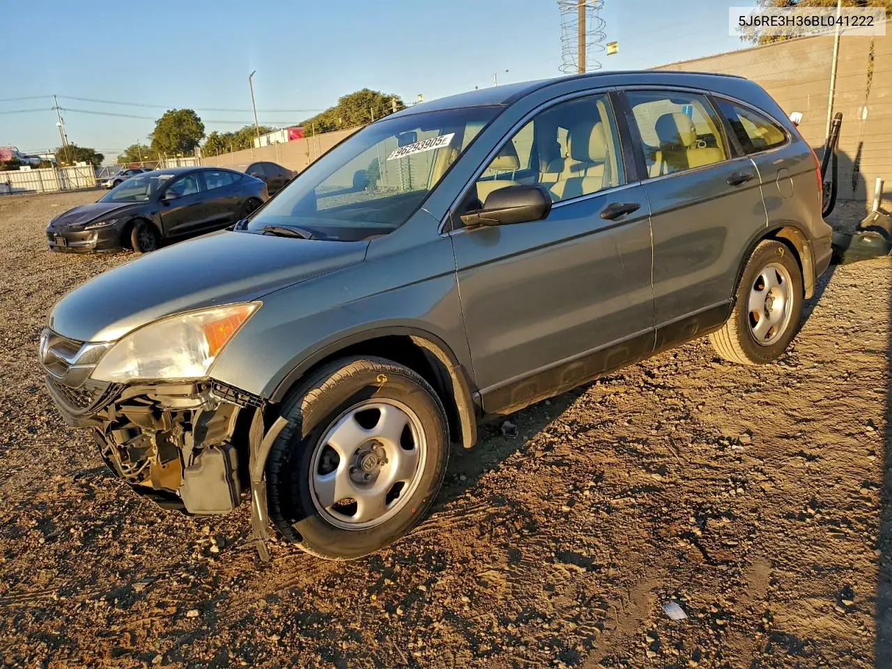 5J6RE3H36BL041222 2011 Honda Cr-V Lx