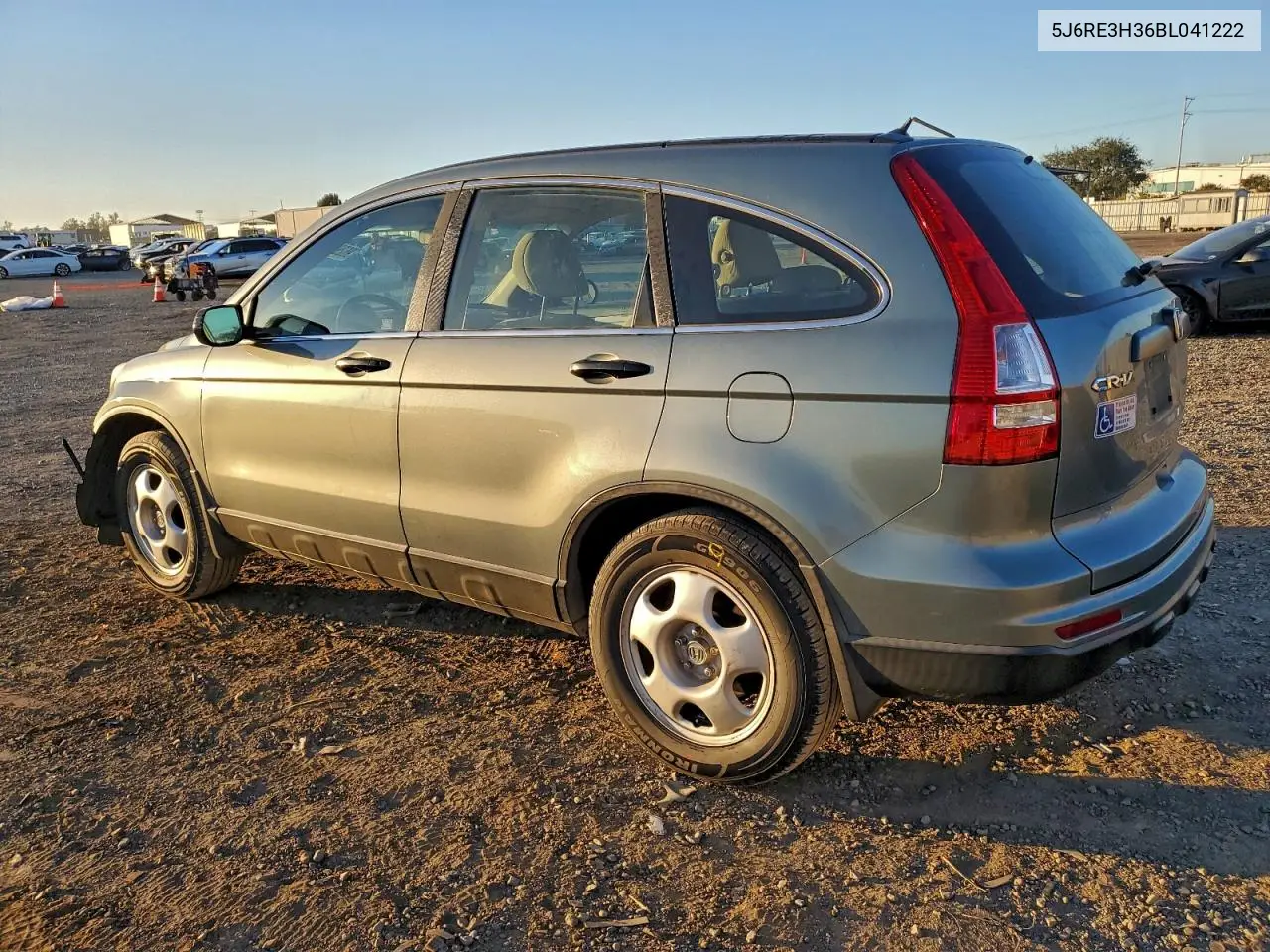 5J6RE3H36BL041222 2011 Honda Cr-V Lx