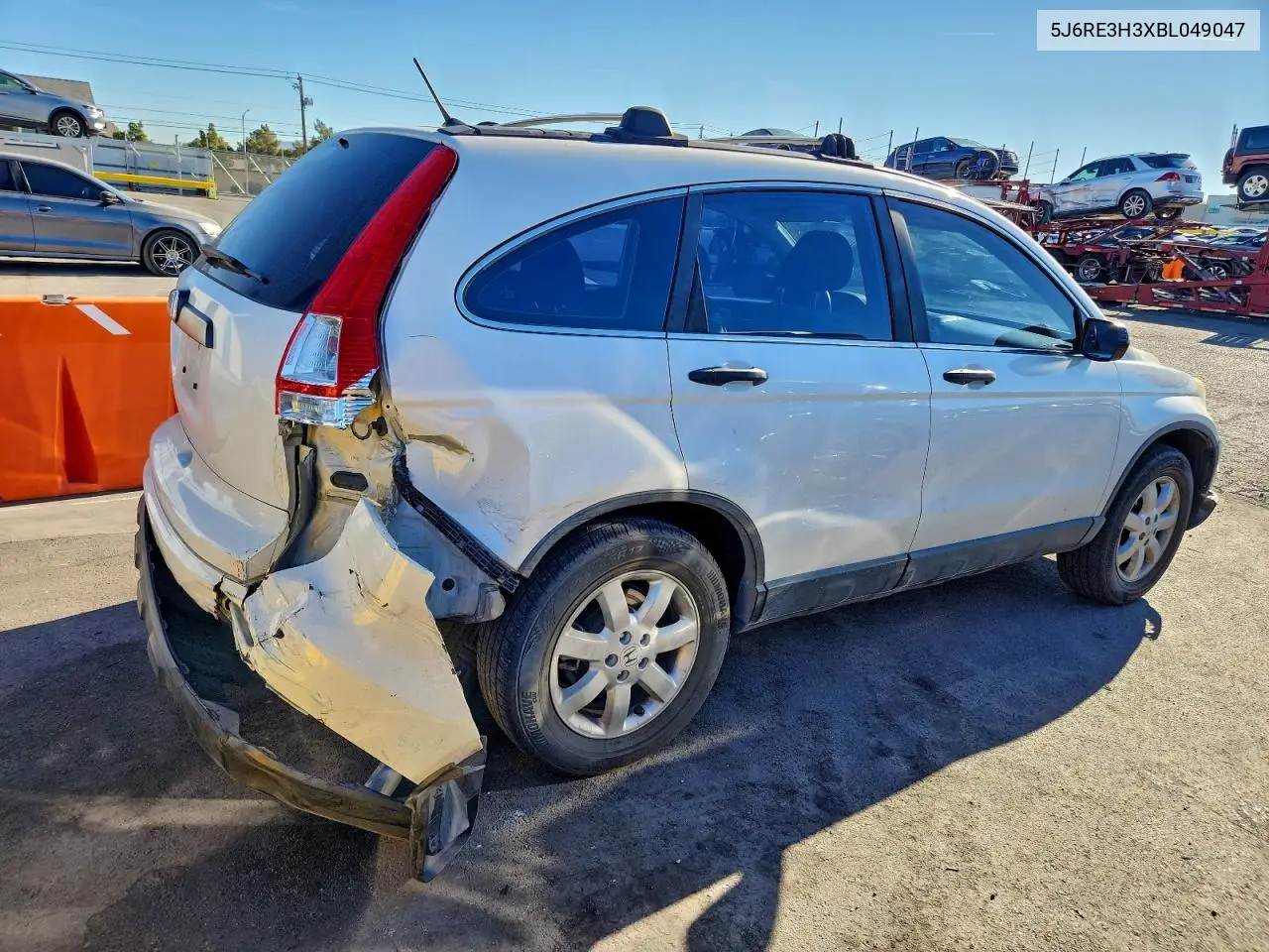 5J6RE3H3XBL049047 2011 Honda Cr-V Lx