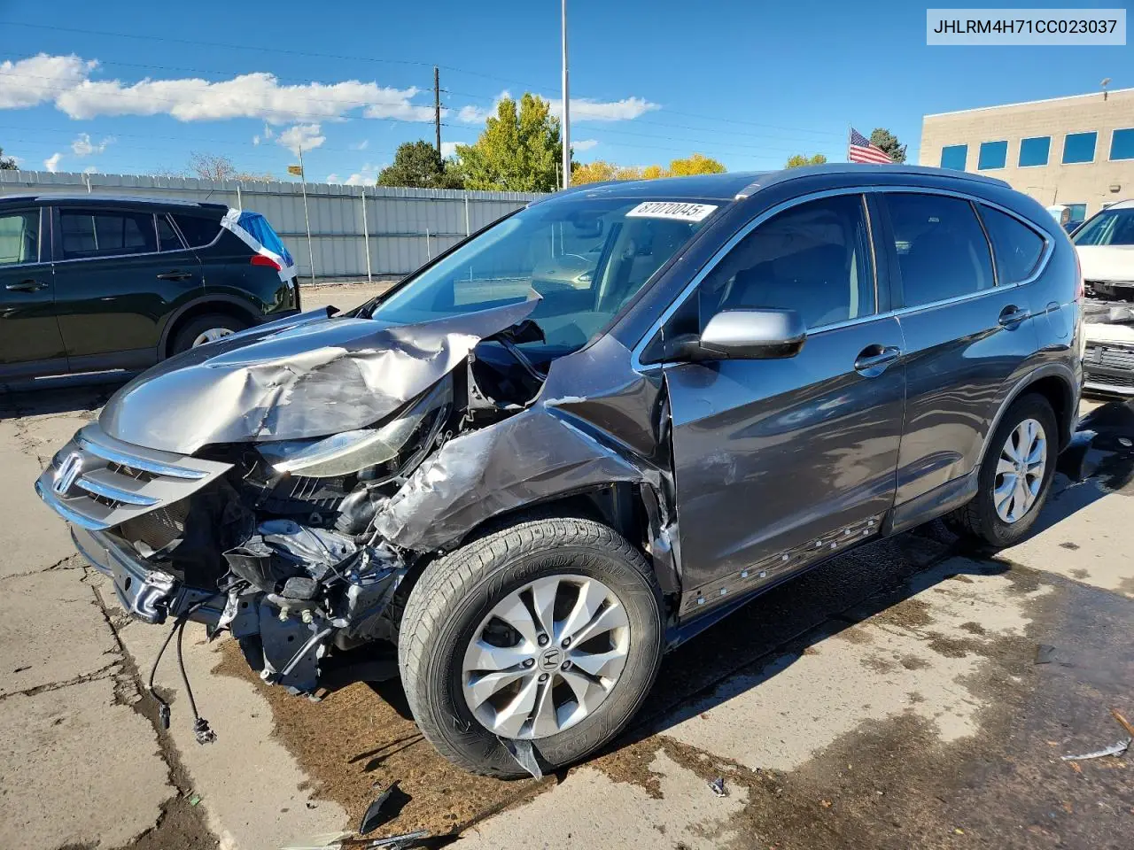 JHLRM4H71CC023037 2012 Honda Cr-V Exl