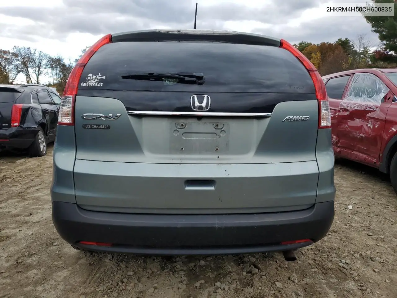 2HKRM4H50CH600835 2012 Honda Cr-V Ex