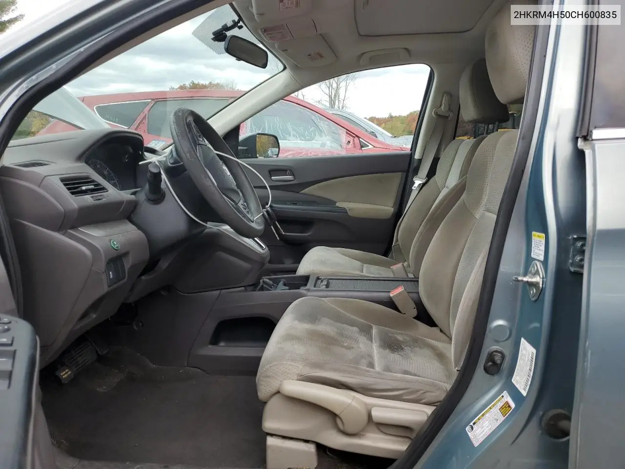 2HKRM4H50CH600835 2012 Honda Cr-V Ex