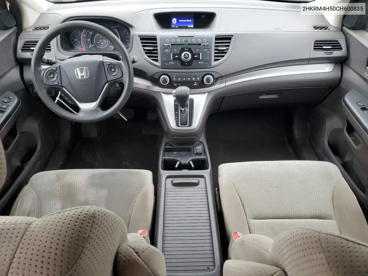 2HKRM4H50CH600835 2012 Honda Cr-V Ex
