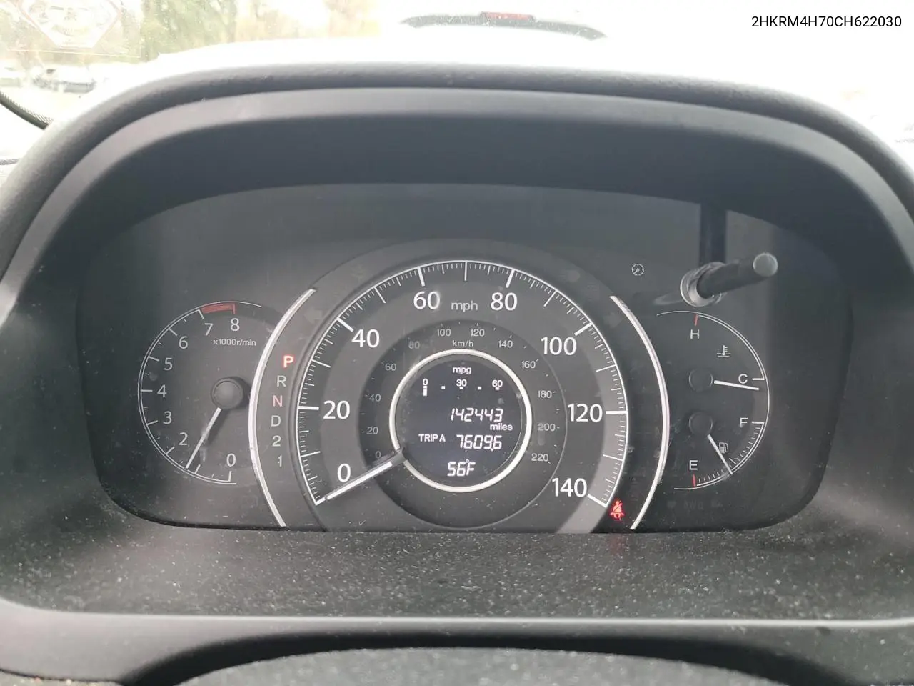 2HKRM4H70CH622030 2012 Honda Cr-V Exl