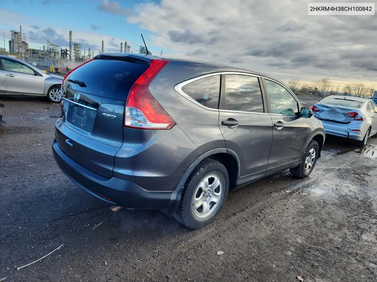 2HKRM4H38CH100842 2012 Honda Cr-V Lx