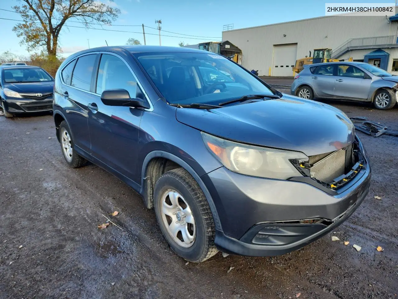 2HKRM4H38CH100842 2012 Honda Cr-V Lx
