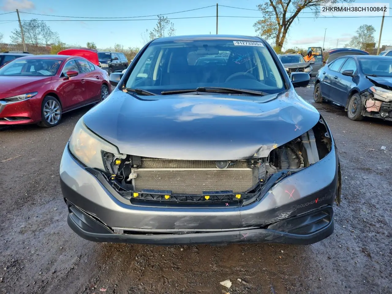 2HKRM4H38CH100842 2012 Honda Cr-V Lx