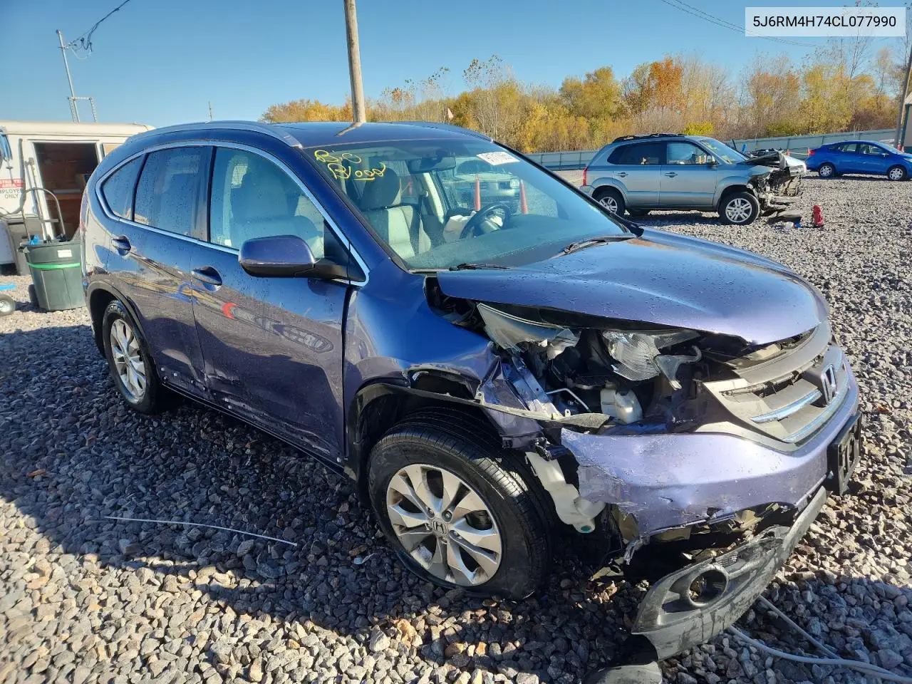5J6RM4H74CL077990 2012 Honda Cr-V Exl